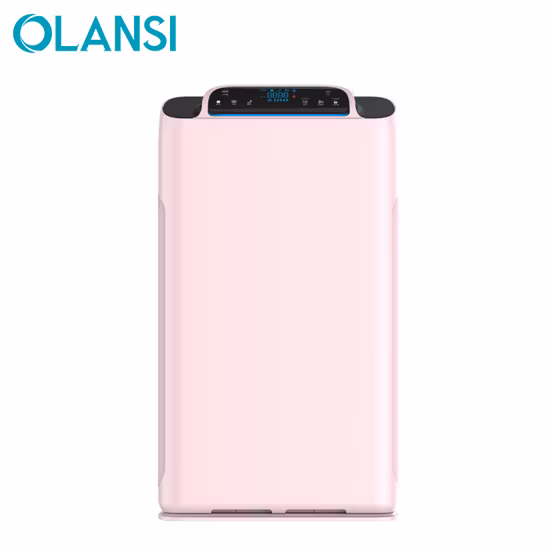 Air Purifier Durable Metal Housing Temperature Display True Hapa Filter Commercial Four Layer