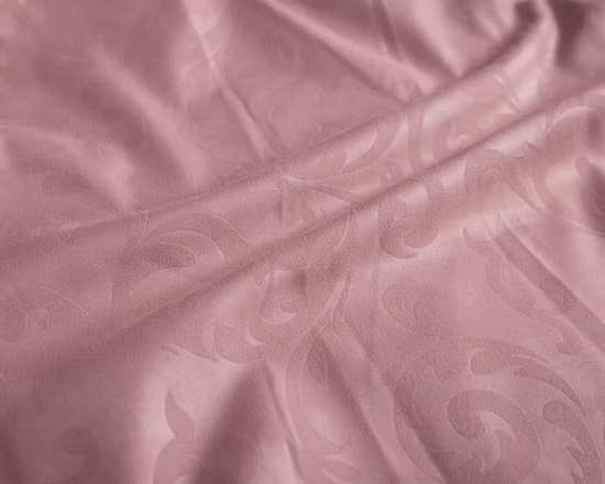 Green Peach Skin Polyester Embossed Dyed Fabric Home Textile for Bed Sheet