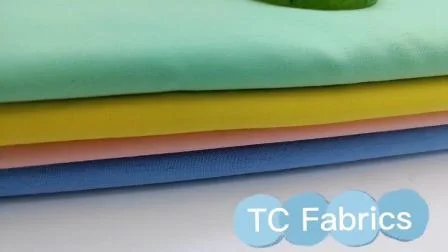 Einfarbiger Tc-Taschenstoff aus 90 % Polyester und 10 % Baumwolle für Hemden und Schuluniformen